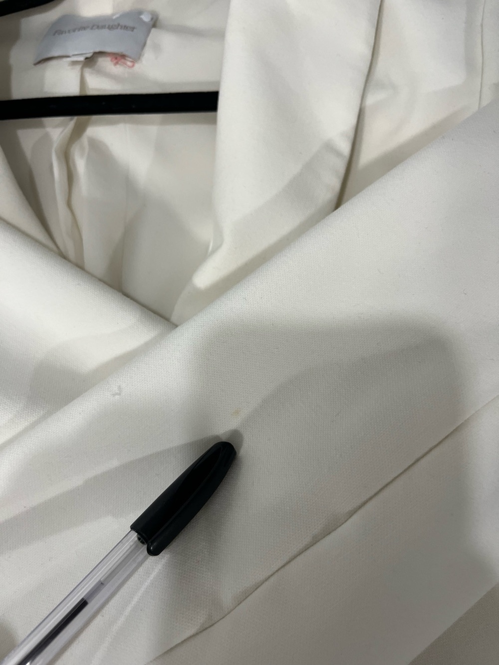 FAVORITE DAUGHTER OVERSIZED IVORY BLAZER - Picture 10 of 15